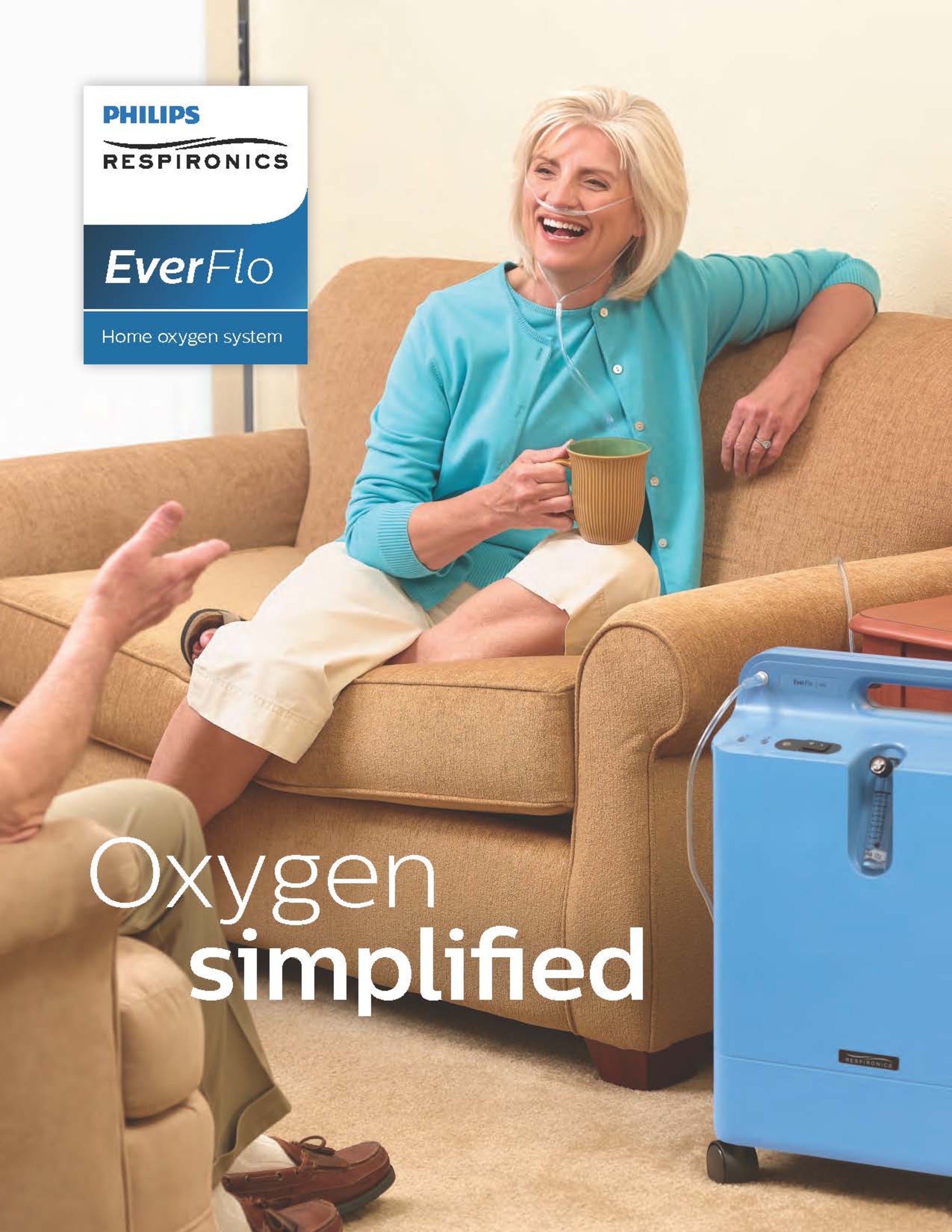 Philips Respironics EverFlo Oxygen Concentrator Bundle with OPI - 5 LPM