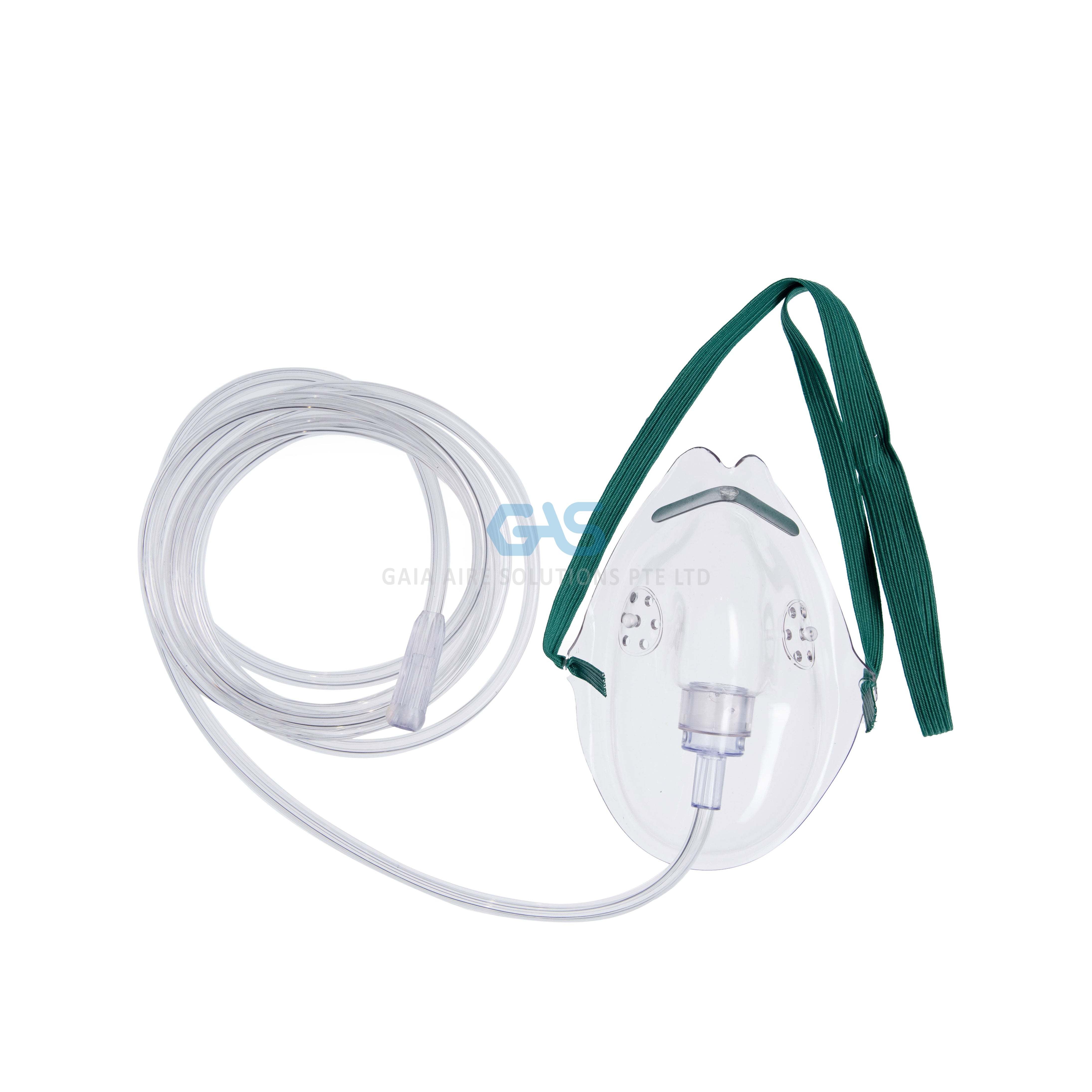 Oxygen Mask, Adult, Disposable, Re-breathing