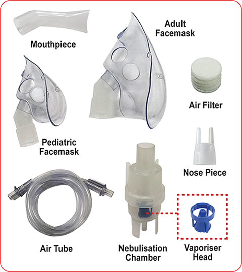 JN-702C Portable Compressor Nebulizer